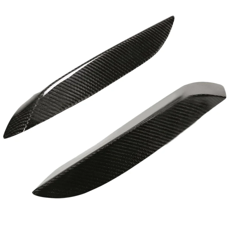 Front Bumper Upper Side Splitter Canards for BMW M3 F80 / M4 F82 F83 (2015–2018) – Carbon Fiber Style