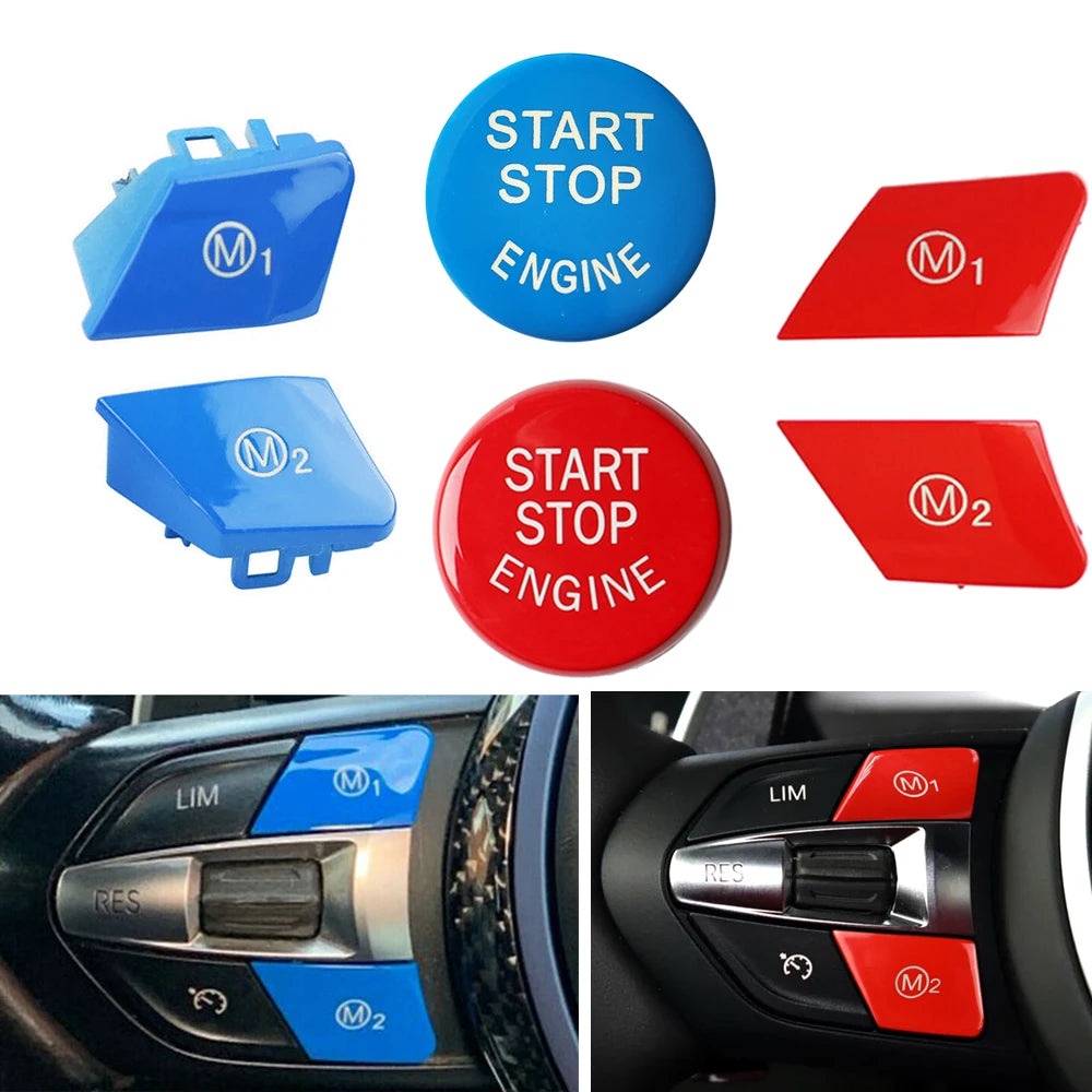 BMW Start/Stop Engine Button M1/M2 Button Set (F-Series & M-Series Models)