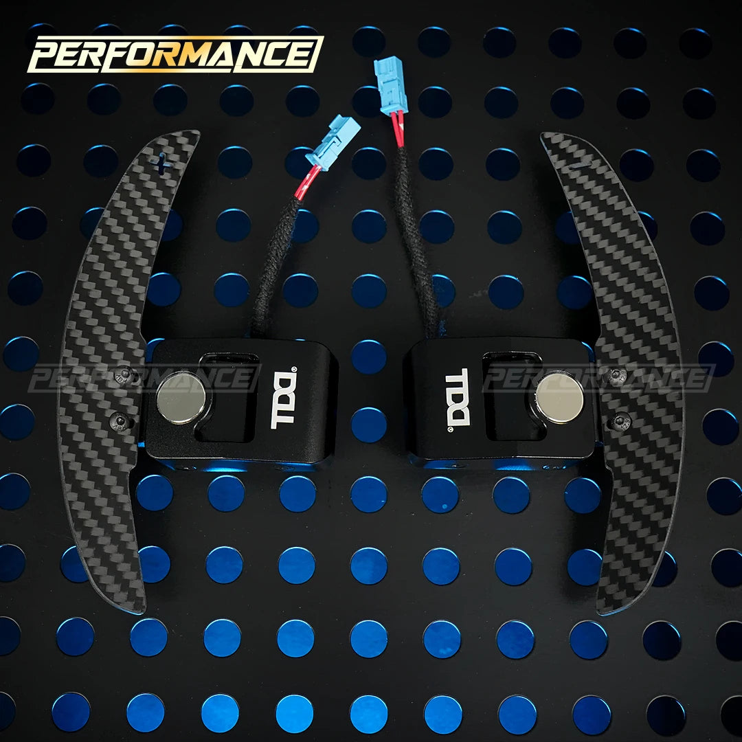 Real Carbon Fiber Magnetic Paddle Shifters – BMW F-Series & G-Series Upgrade (Multiple Styles