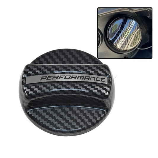 Carbon Fiber Style Fuel Tank Cap Trim for BMW – Universal Fit (E90–F80)