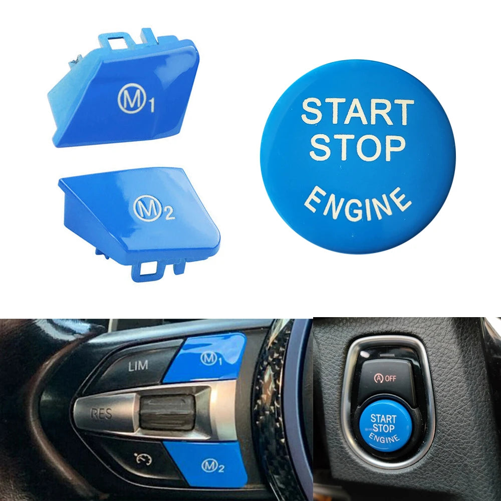 BMW Start/Stop Engine Button M1/M2 Button Set (F-Series & M-Series Models)