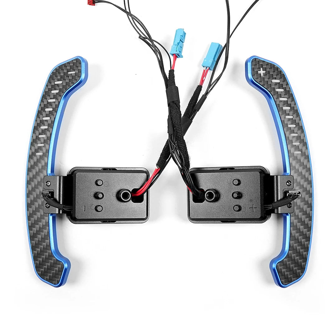 Real Carbon Fiber Magnetic Paddle Shifters – BMW F-Series & G-Series Upgrade (Multiple Styles