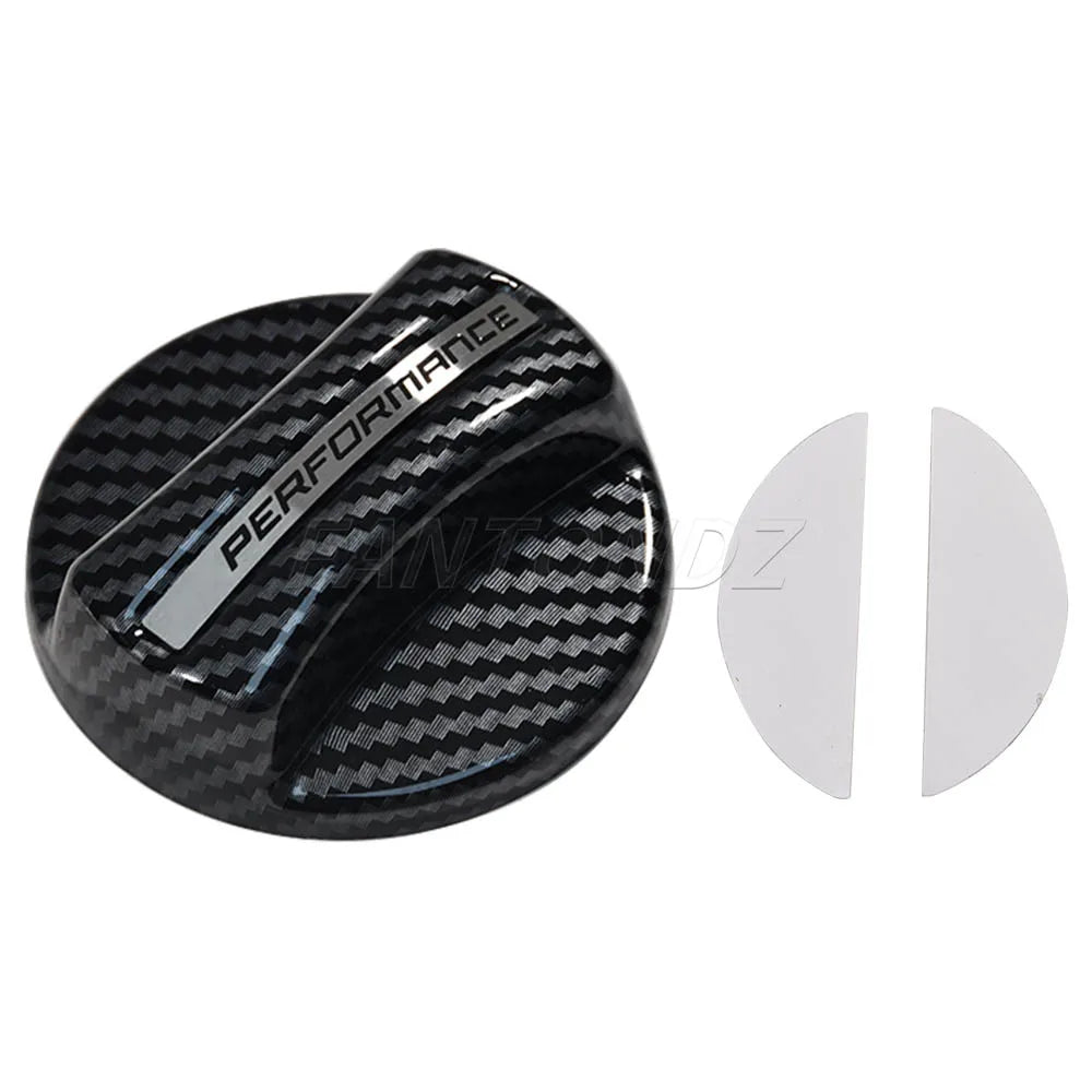 Carbon Fiber Style Fuel Tank Cap Trim for BMW – Universal Fit (E90–F80)