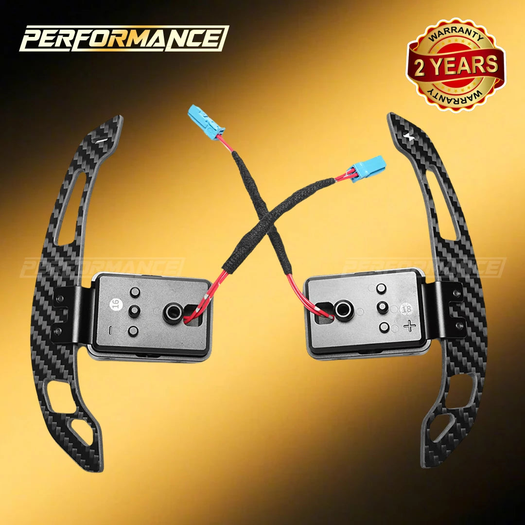 Real Carbon Fiber Magnetic Paddle Shifters – BMW F-Series & G-Series Upgrade (Multiple Styles