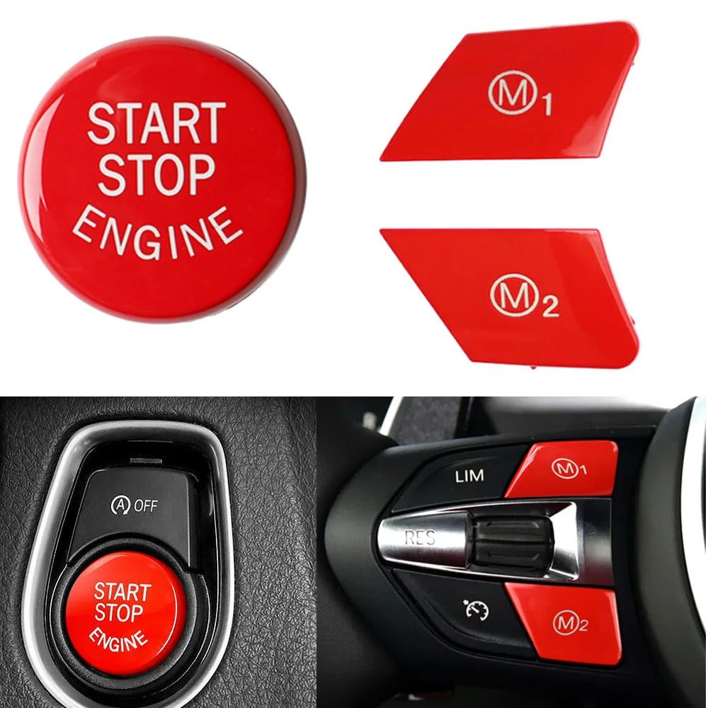 BMW Start/Stop Engine Button M1/M2 Button Set (F-Series & M-Series Models)