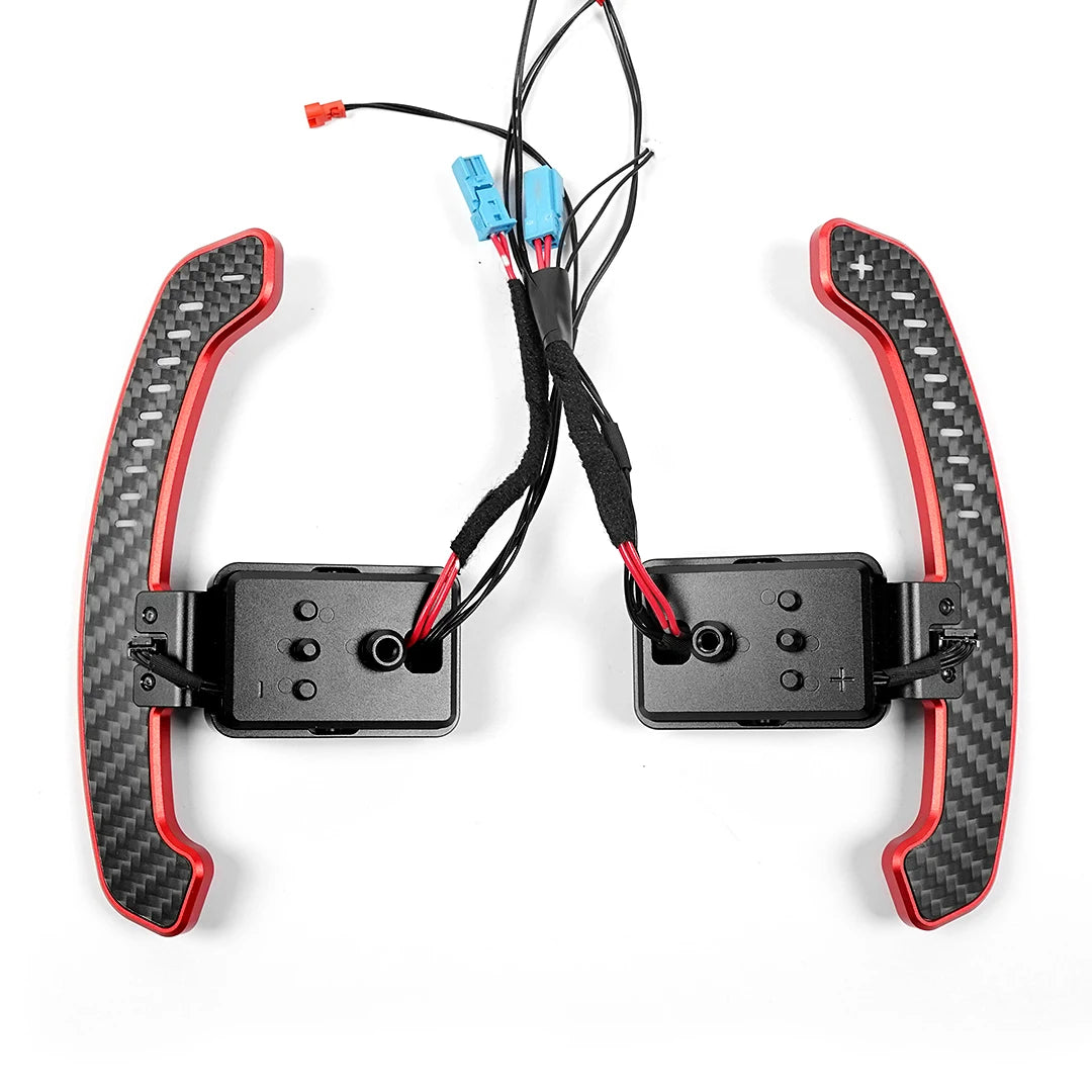 Real Carbon Fiber Magnetic Paddle Shifters – BMW F-Series & G-Series Upgrade (Multiple Styles