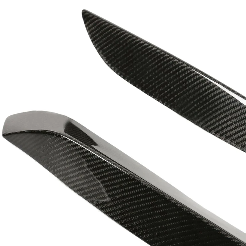 Front Bumper Upper Side Splitter Canards for BMW M3 F80 / M4 F82 F83 (2015–2018) – Carbon Fiber Style