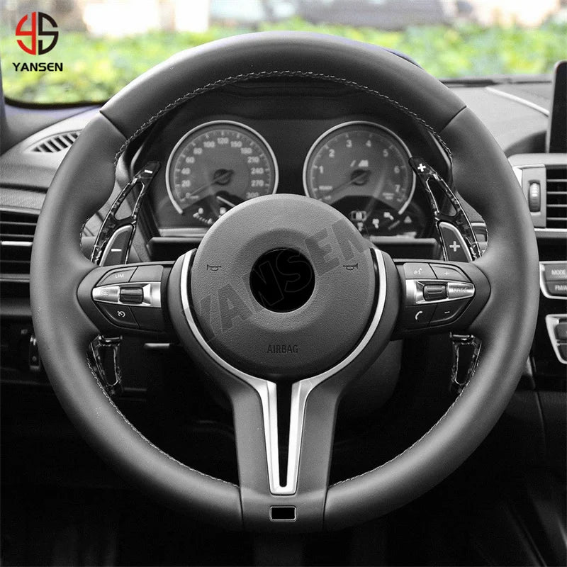 Extended Paddle Shifters for BMW M2/M3/M4/M5/M6 – Carbon Fiber Style (F-Series)